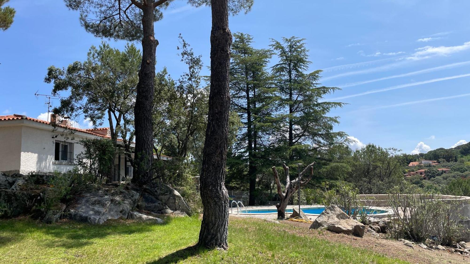 Chalet Con Piscina En Torrelodones Eksteriør bilde